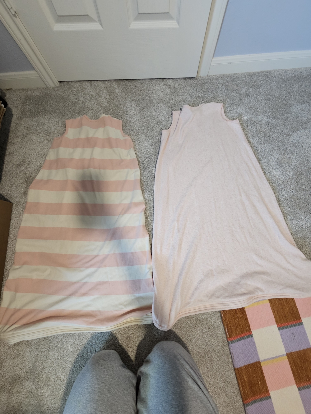 Bundle Of 2 Burts Bees Sleepsacks, Size 18-24 Months 100% Organic Cotton - Picture 7 of 9